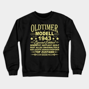 OLDTIMER MODELL BAUJAHR 1943 Crewneck Sweatshirt